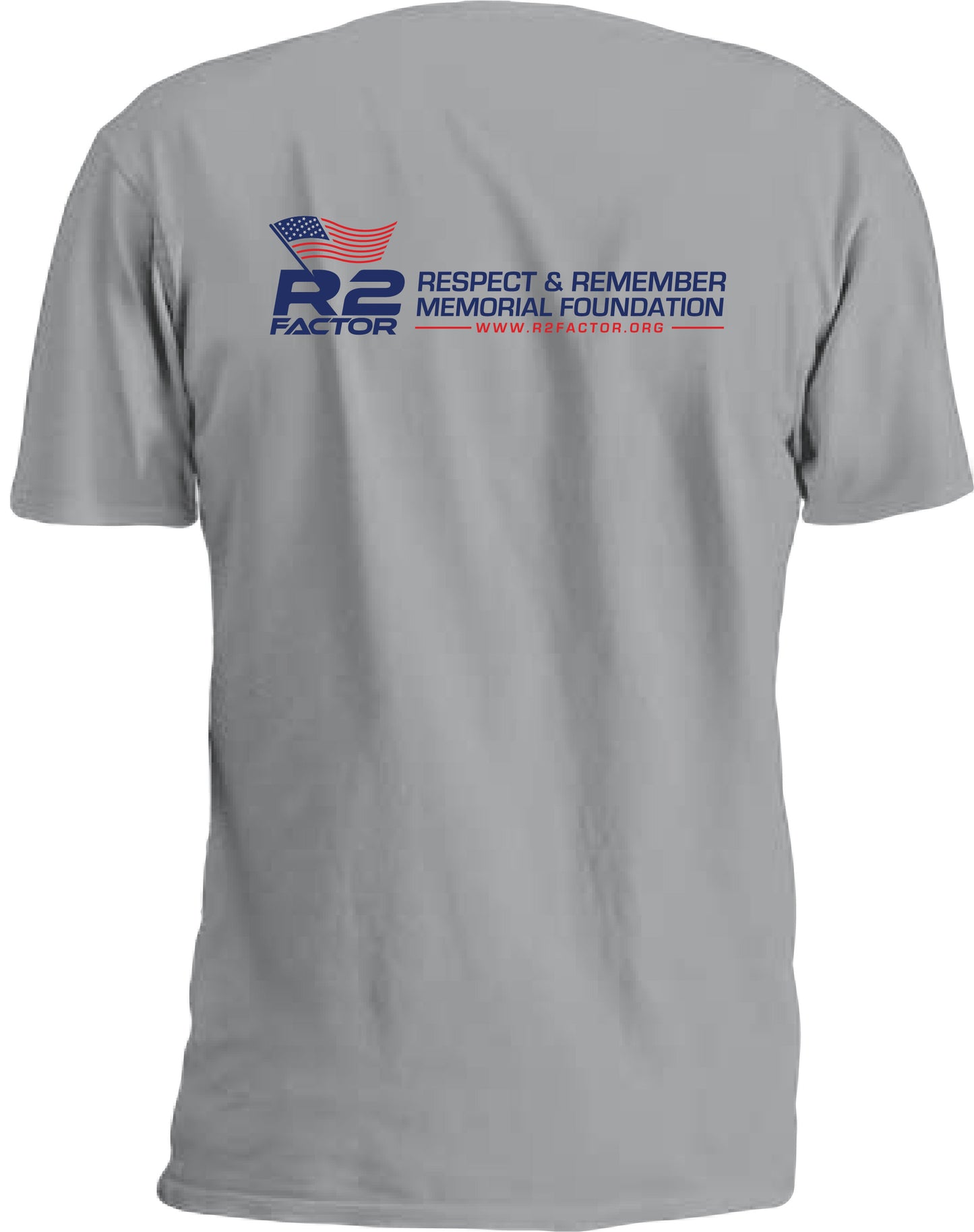 R2 Factor Short Sleeve Soft Grey T-Shirt (Unisex)