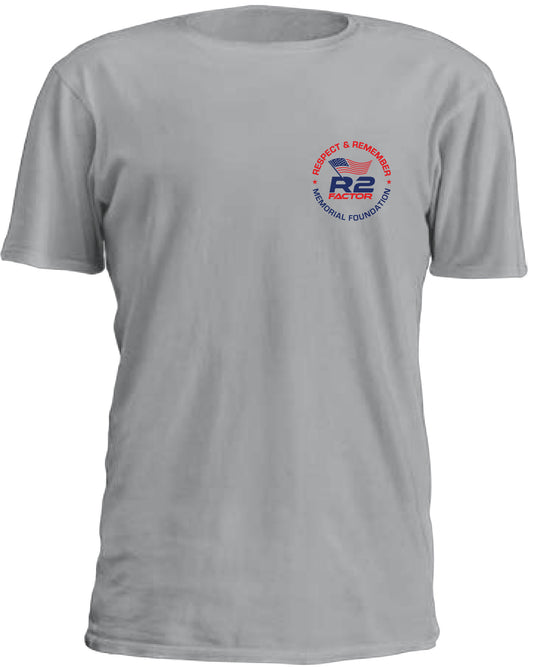R2 Factor Short Sleeve Soft Grey T-Shirt (Unisex)